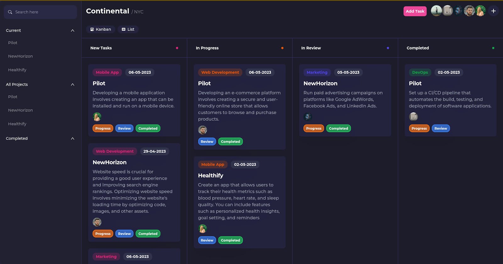 Progressify: Project Management tool powered by AI