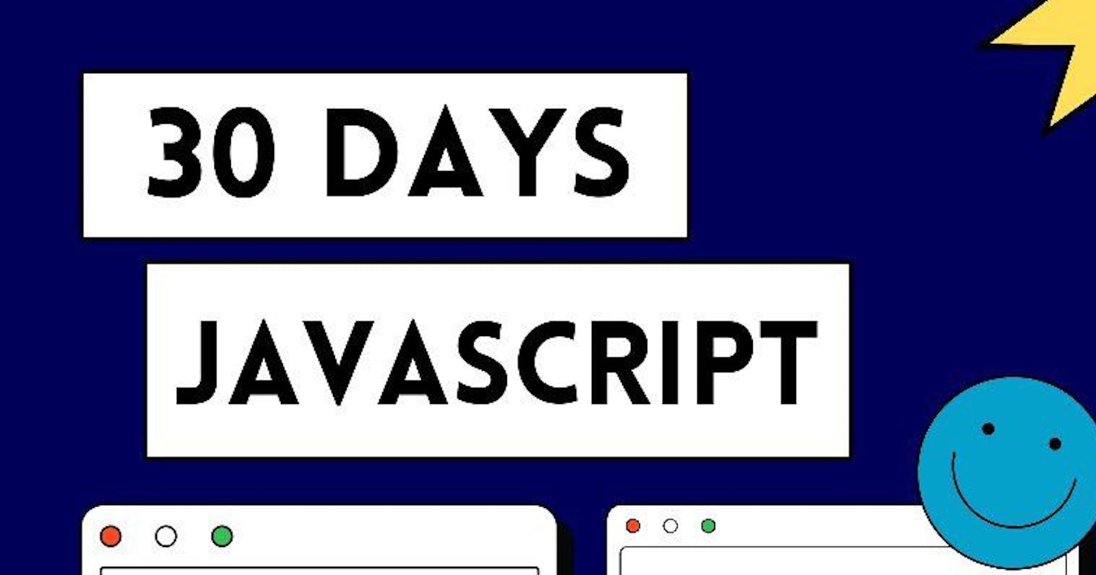 30 Days JavaScript | Day 01 JS Introduction