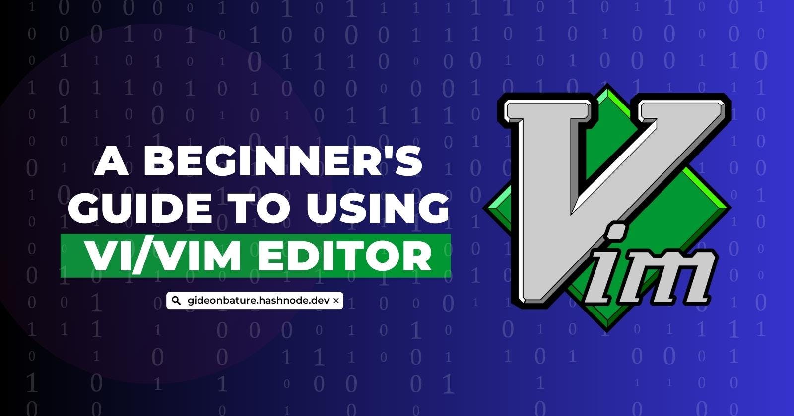 A Beginner's Guide To Using Vi/vim Editor