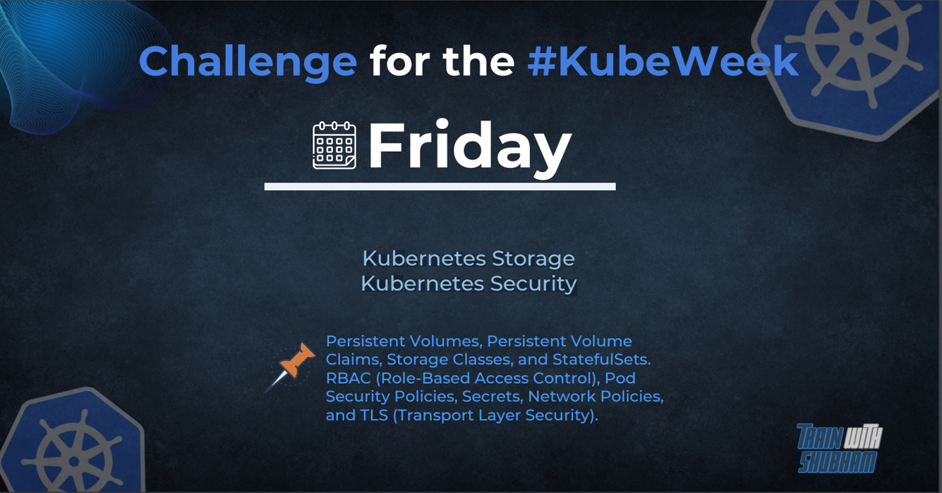 Kubernetes Storage
Kubernetes Security