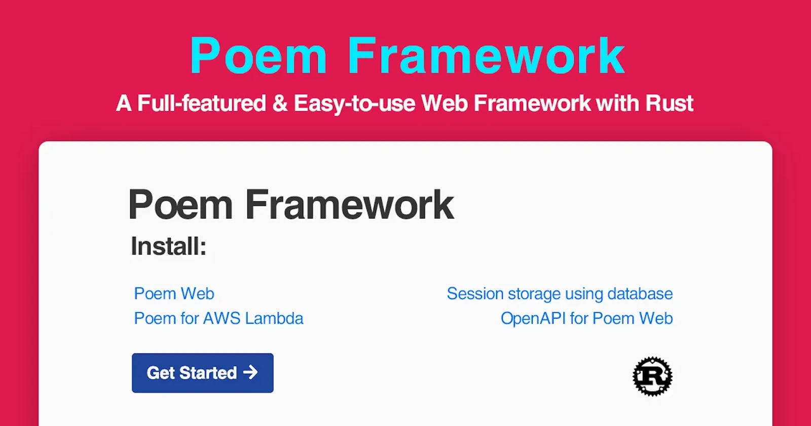 Unleashing the Power of Rust: An Introduction to Poem Web Framework for Building Fast and Reliable Web Applications