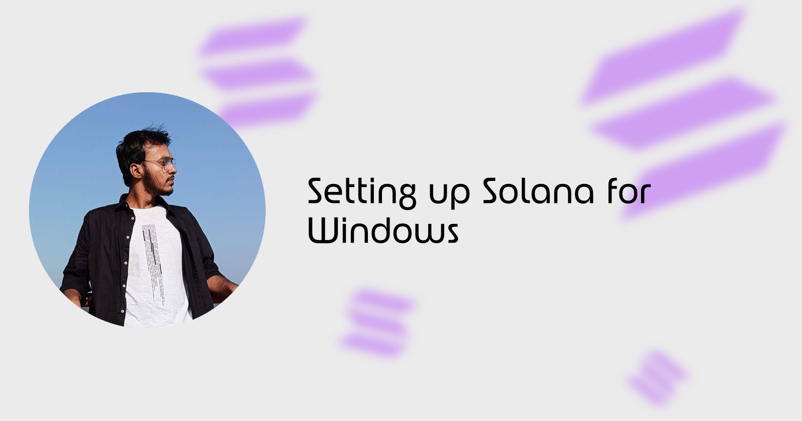 Setting up Solana on Windows