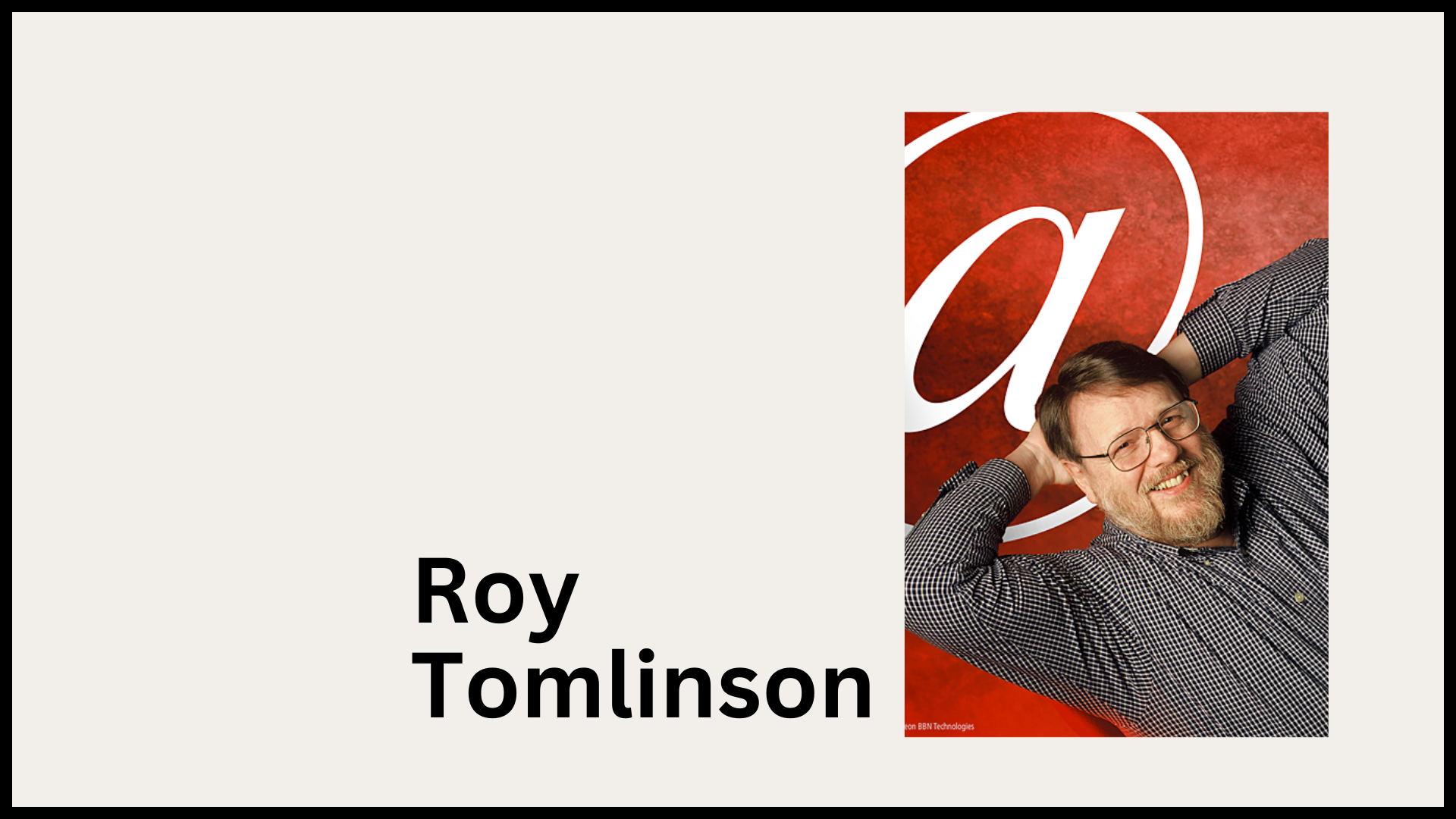 Roy Tomlinson