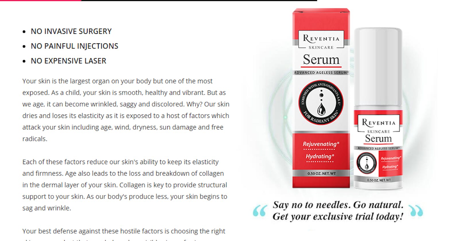 Reventia Skin Serum - Best Anti Aging Serum 2023