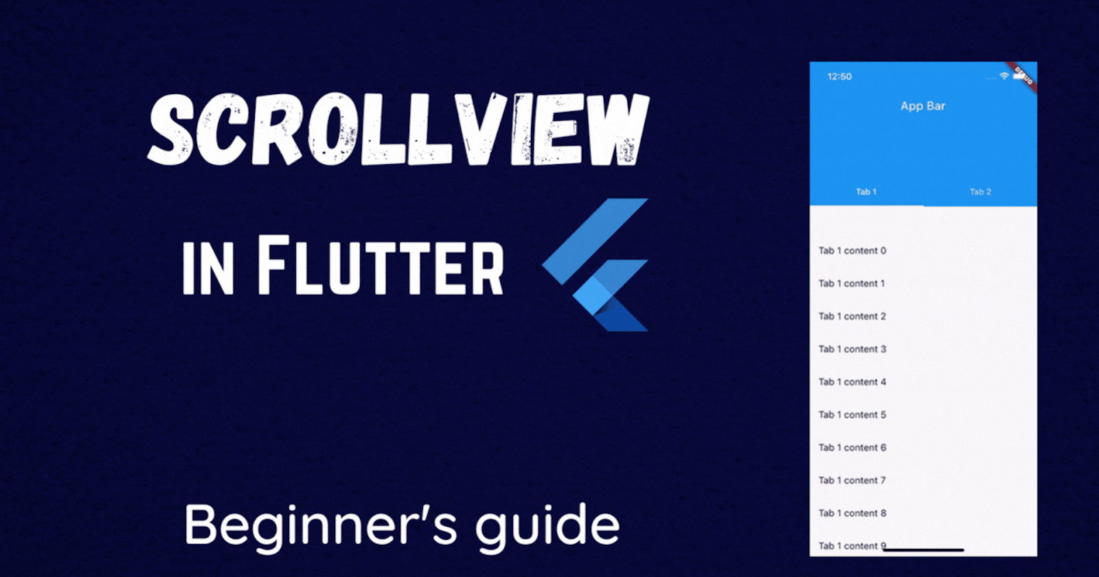 Learn about ScrollView in Flutter: An Introduction