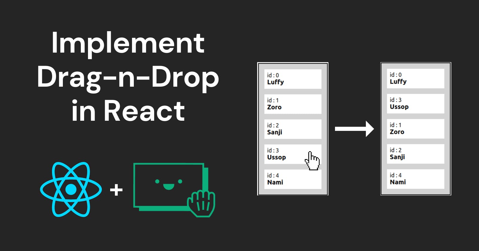 How to implement Drag n Drop in your React project