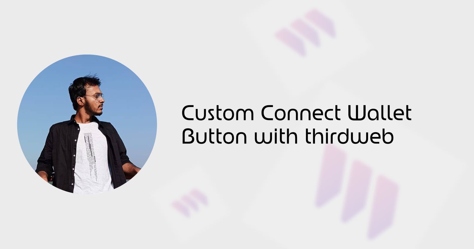 Custom Connect Wallet Button with thirdweb