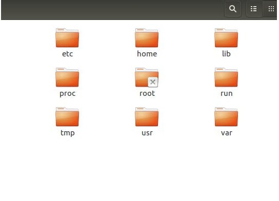 Ubuntu Root folder