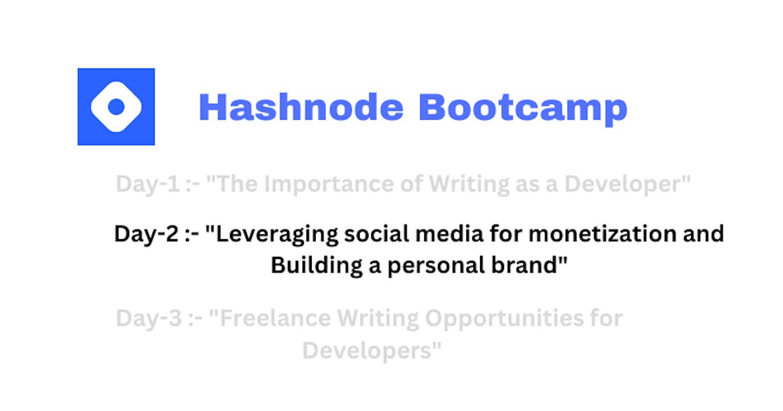 Hashnode Bootcamp Day2:-