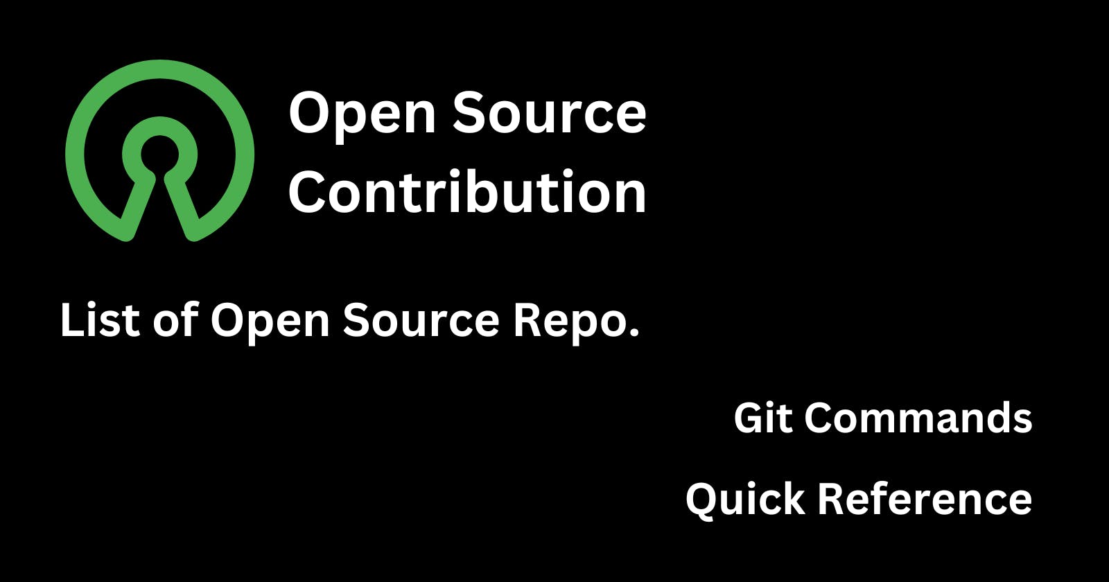 Git Commands for Open-Source Contribution