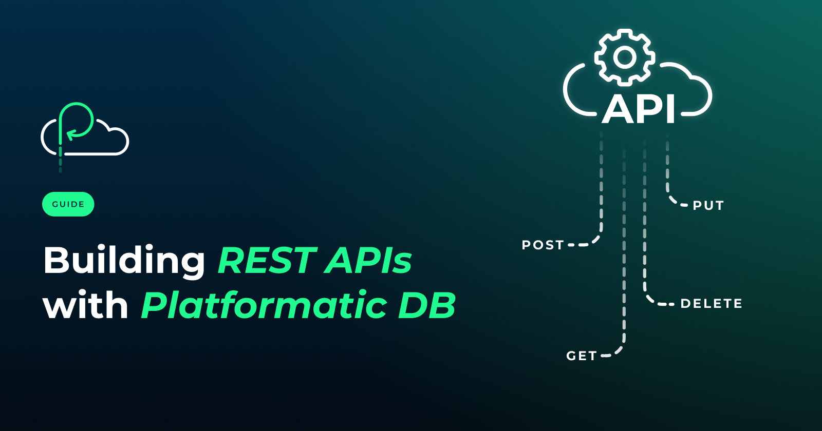 Building REST APIs With Platformatic DB