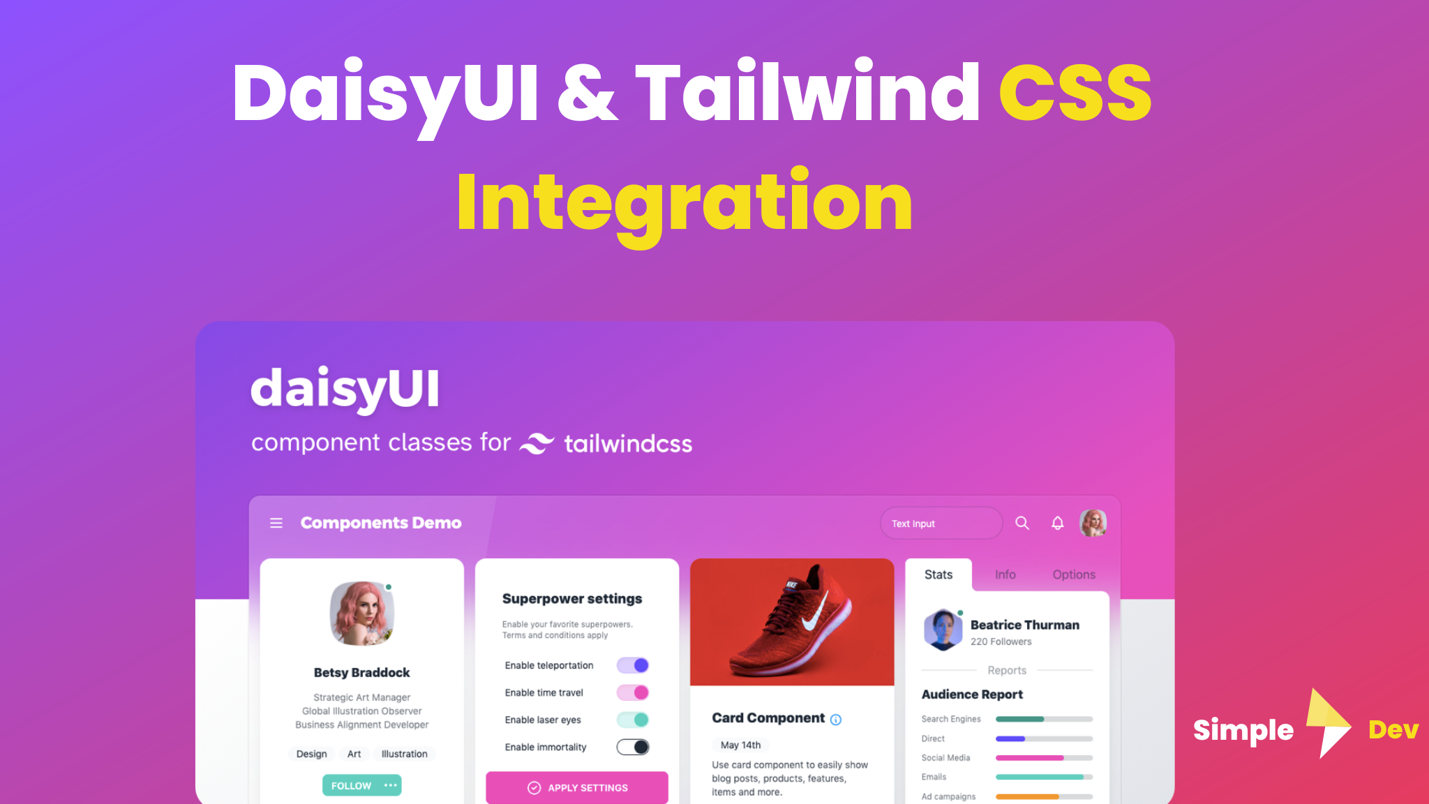 Integrating DaisyUI & Tailwind CSS For Stunning Interfaces