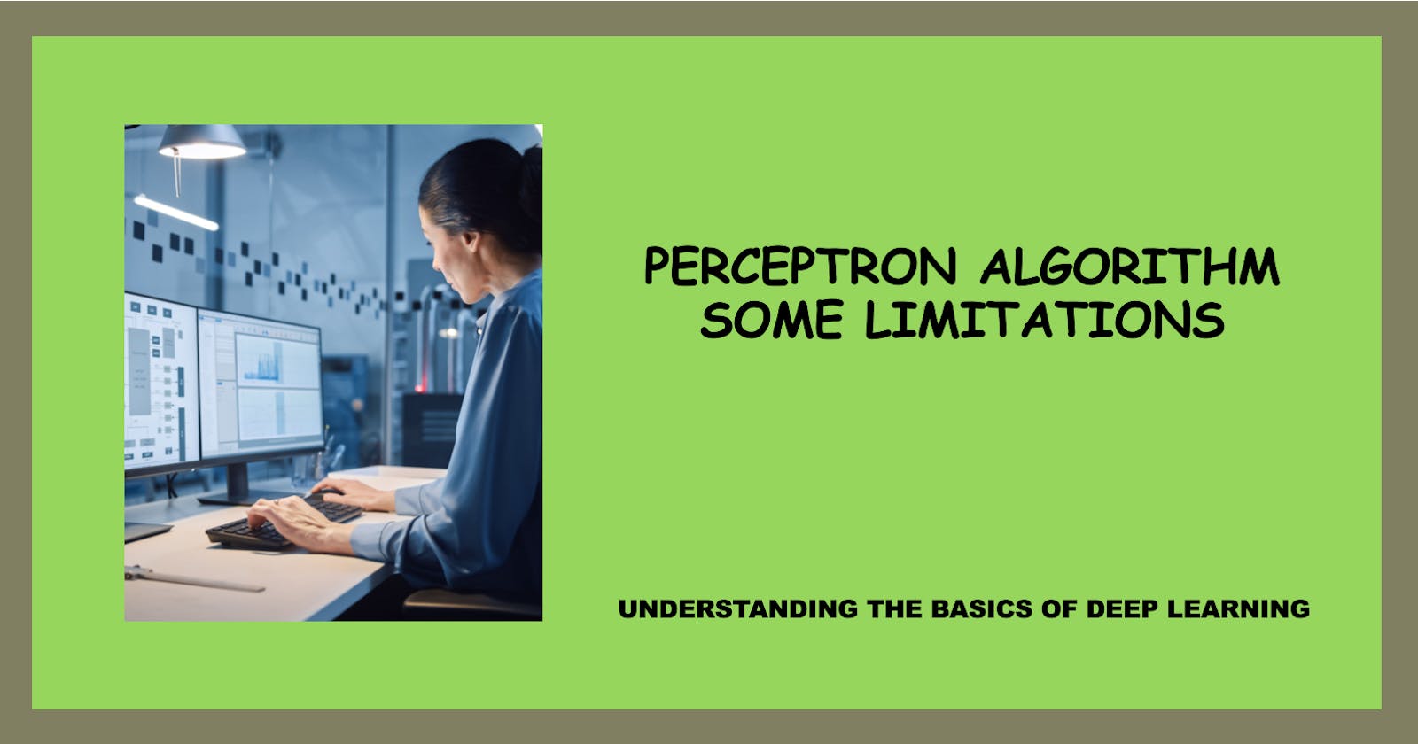 The perceptron algorithm - some limitations