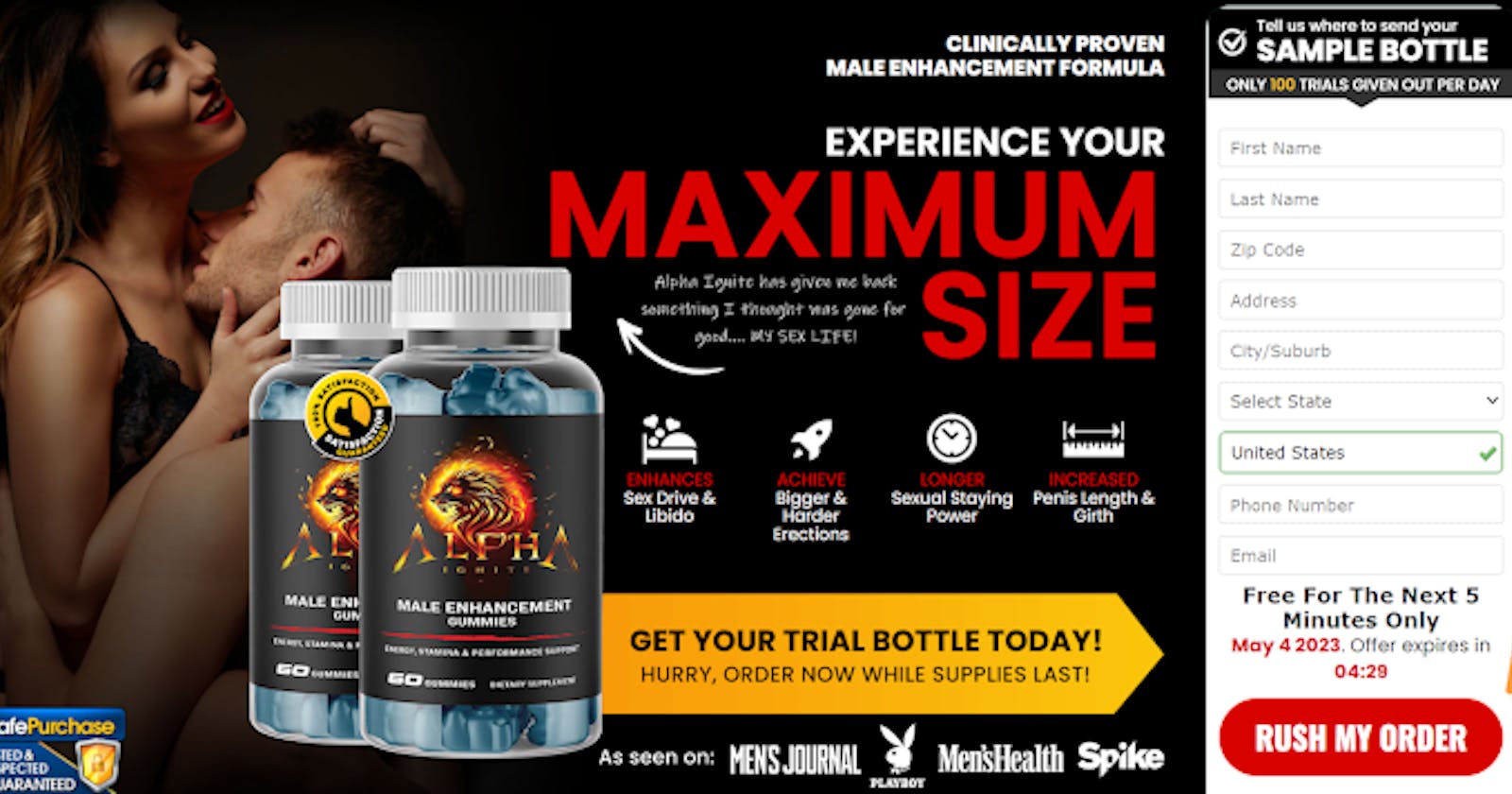 Alpha Ignite Male Enhancement Gummies Shocking Experts Reports Exposed!