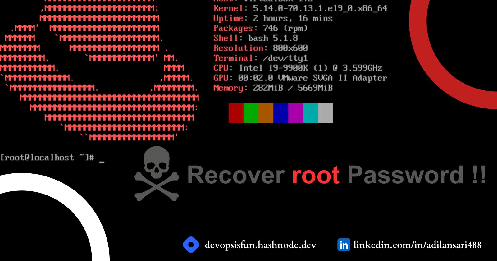 How to recover root user Password in Red Hat Linux