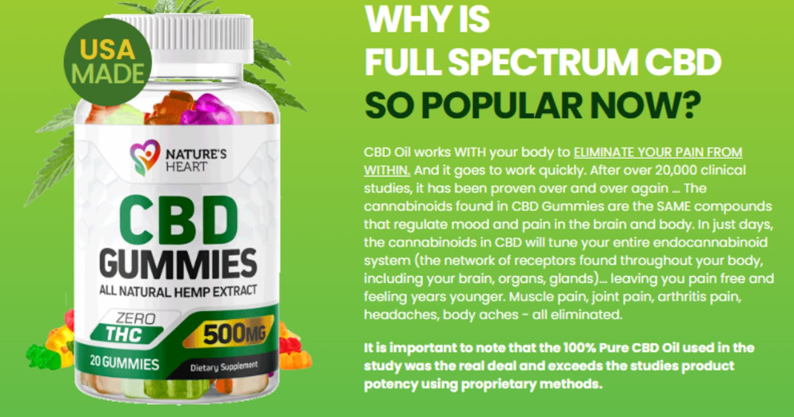 Nature's Heart CBD Gummies Reviews: Benefits, Side Effect, Price & How Does It Work?