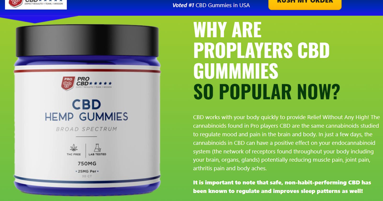 Pro Players CBD Gummies {Update 2023} - Benefits,Ingredients,side effects and Is it legit or Does it Really Work , What To Know Before Using It??