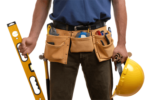 A Man with His Toolbelt