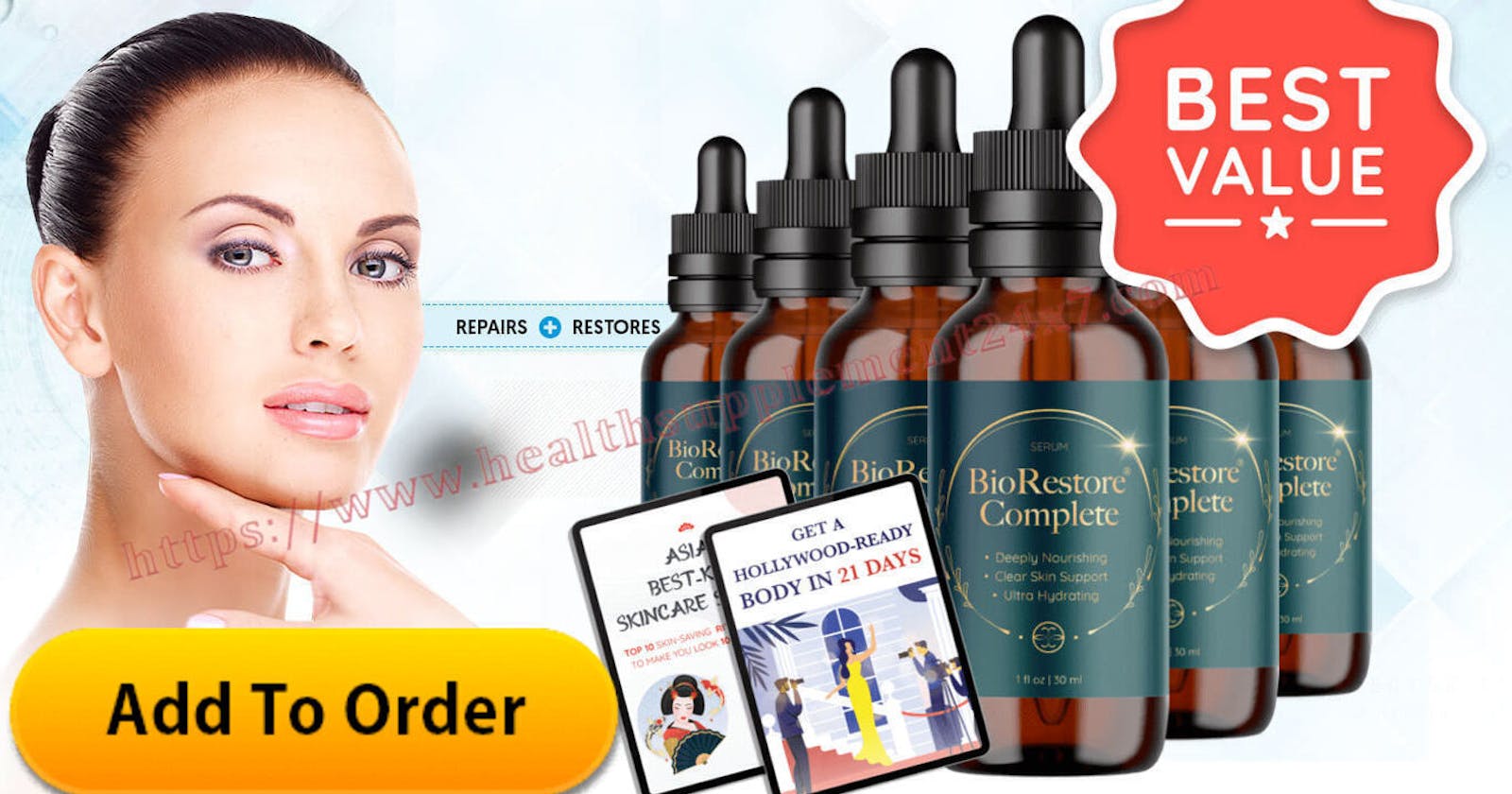 BioRestore Complete Formula Will Remove All Dark Spots And Wrinkles, Transformed Your Skin Naturally(Spam Or Legit)