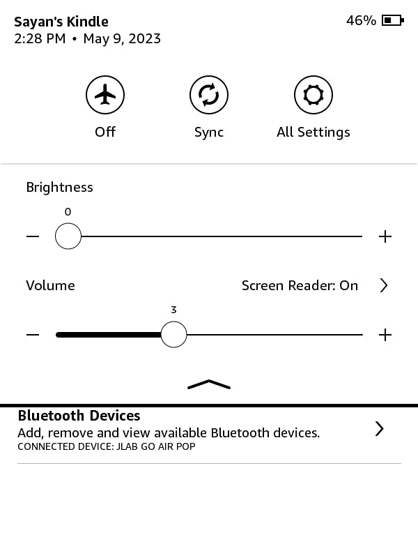 Drop-down menu