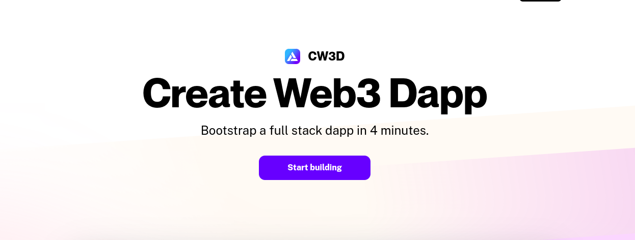 Create-web3-dapp: A Rapid Development Toolkit for Full Stack Web3 Projects