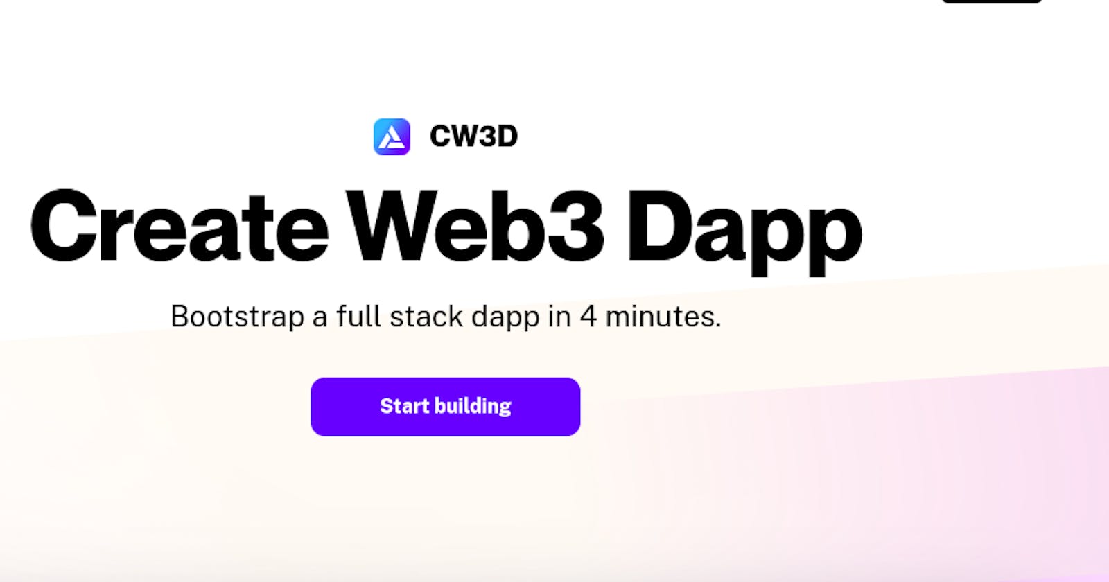 Create-web3-dapp: A Rapid Development Toolkit for Full Stack Web3 Projects