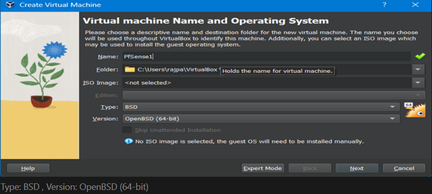 Type: BSD, Version