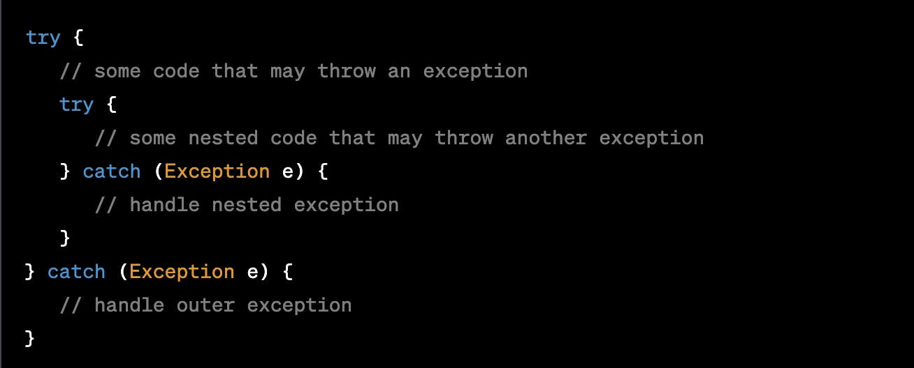 difference-between-nested-try-and-multiple-try-catch-blocks-in-java