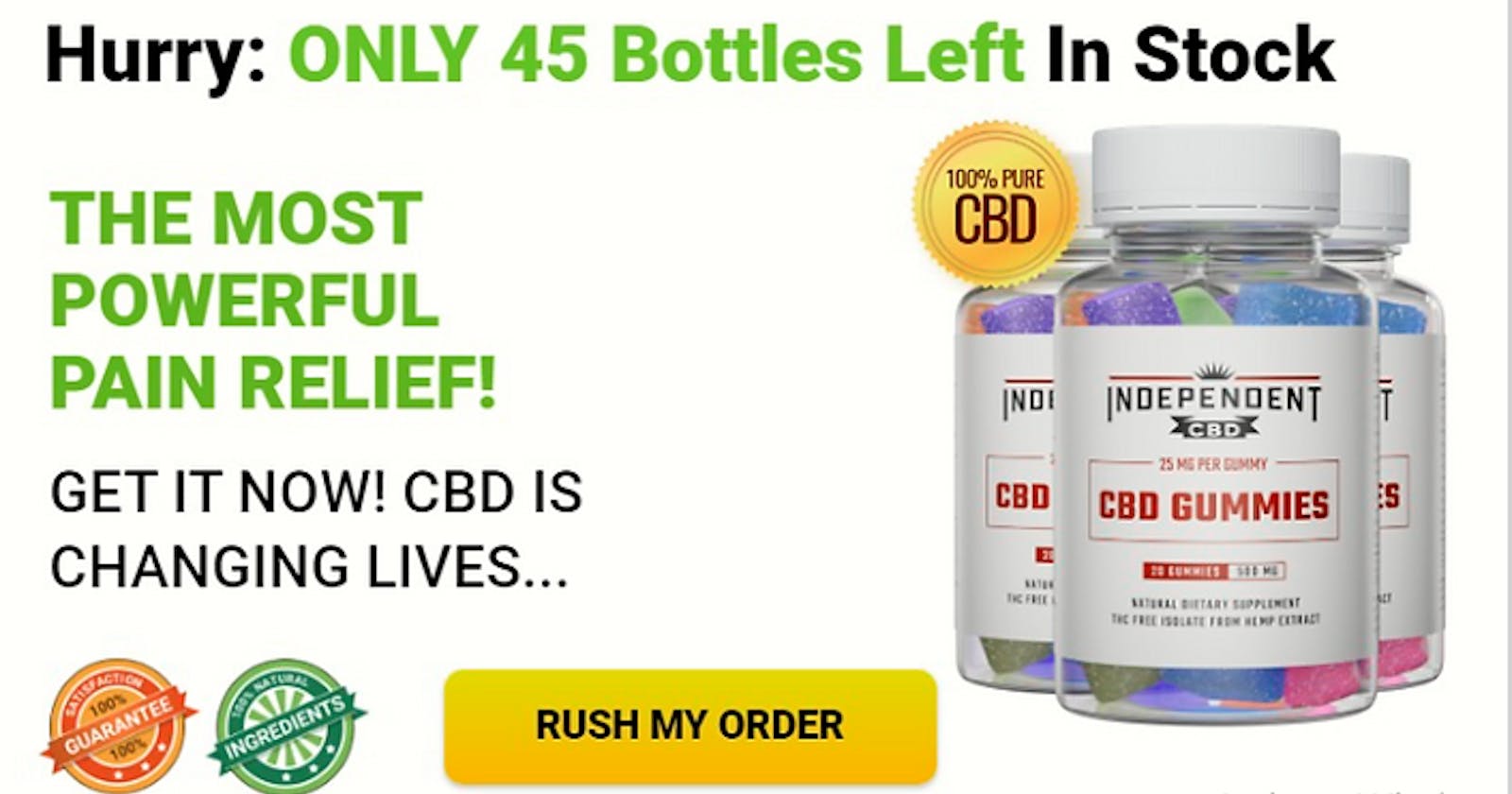 Independent CBD Gummies Reviews Price Scam Alert 2023 | Really Work In Pain?