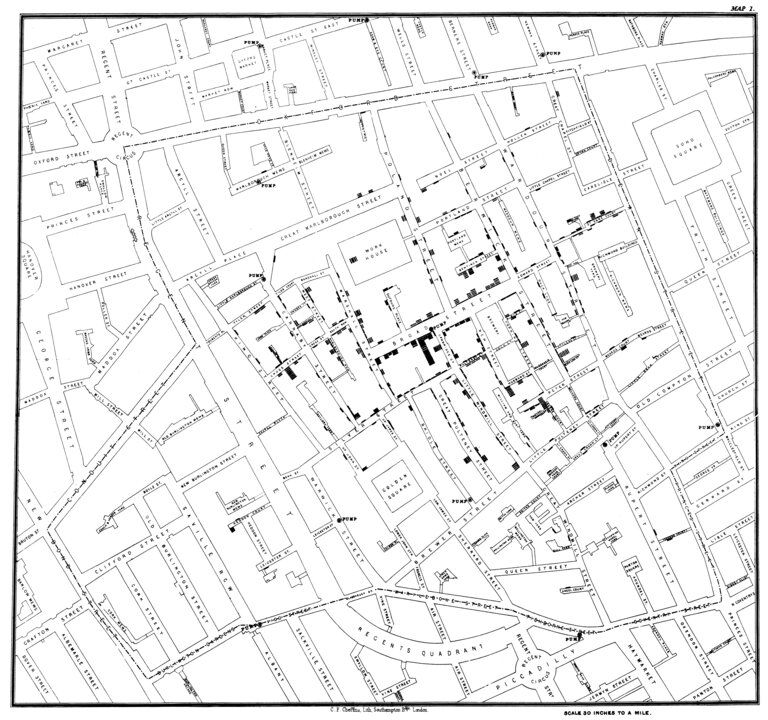 John Snow's Cholera Map