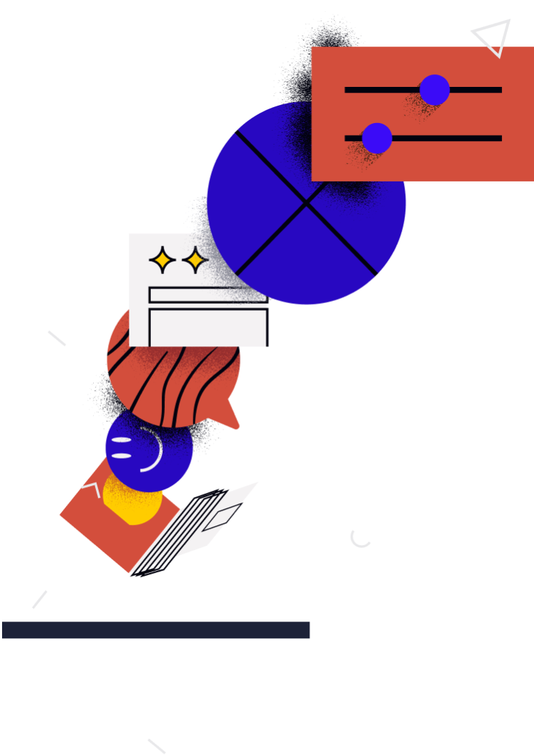 Illustration showing various devices connected to a cloud server