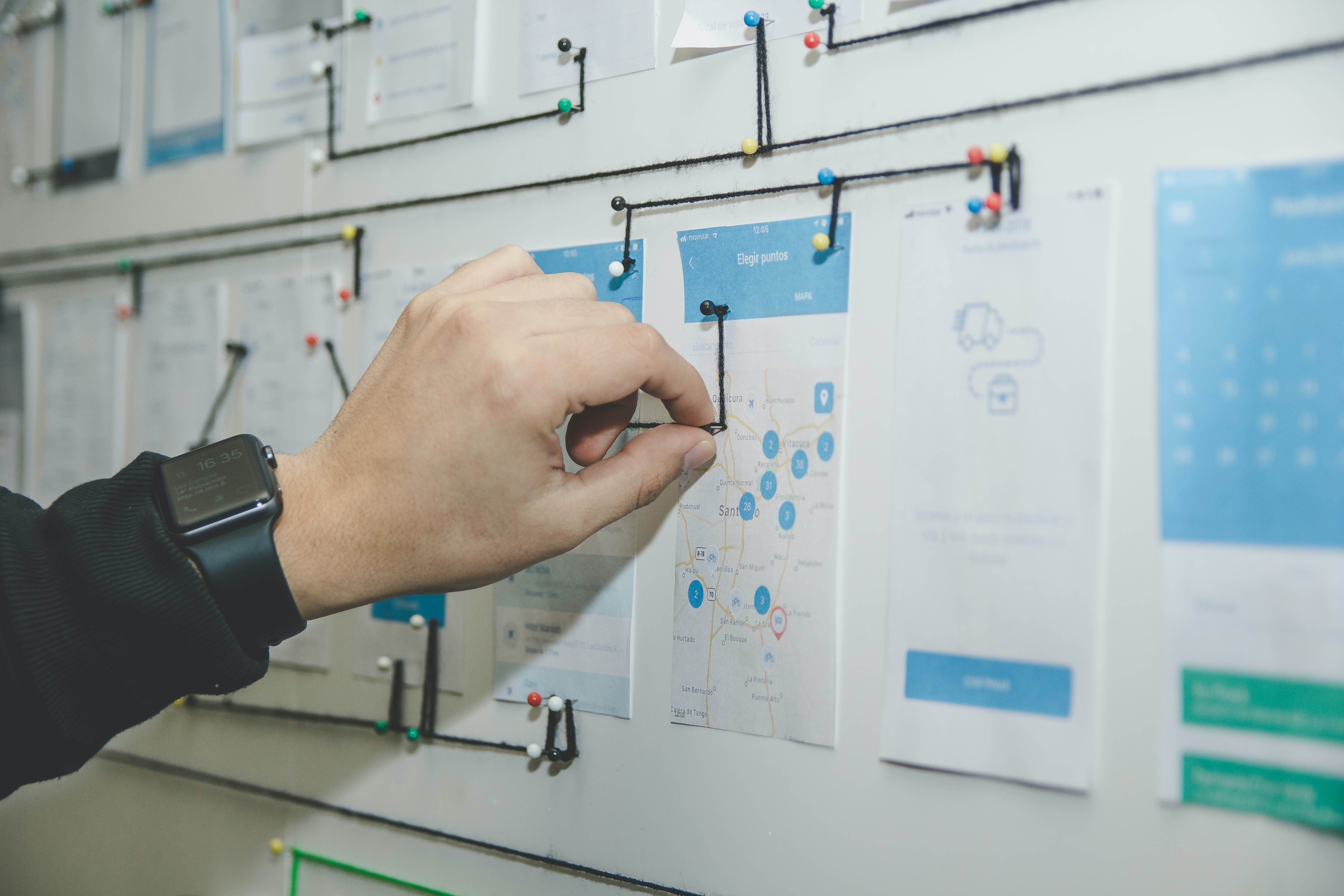 How do visual design principles impact user perception?