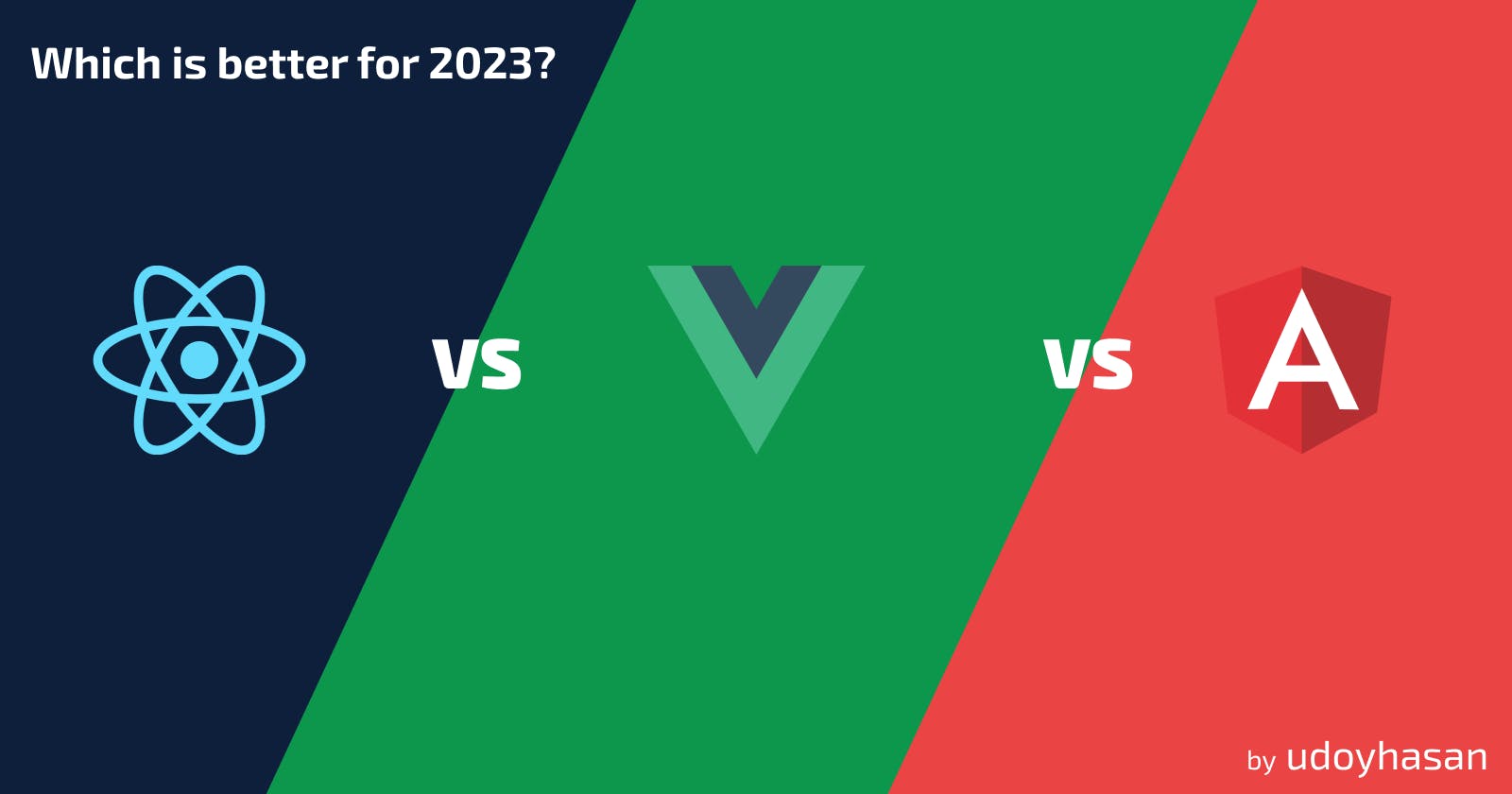 ReactJS vs VueJS vs AngularJS: Which Is the Best Frontend Framework for 2023?