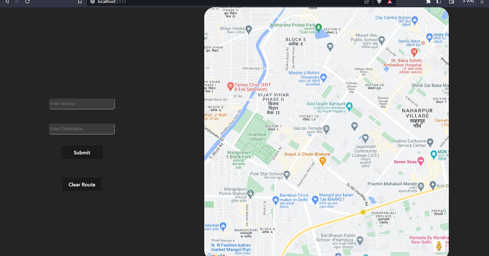 How to use Google Maps API  with Vite React