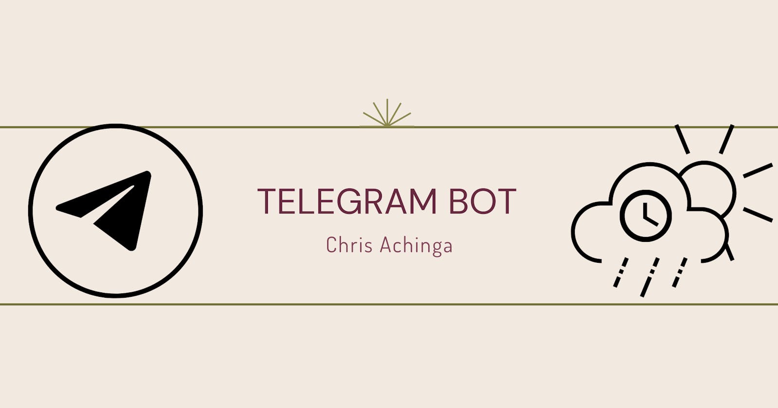 Building a Weather and Time Telegram Bot using Node.js