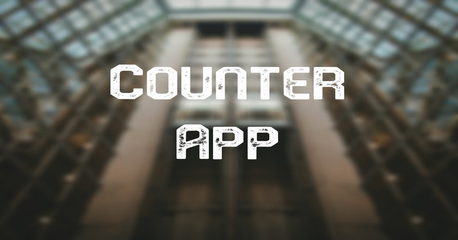 Counter App using React and Tailwind