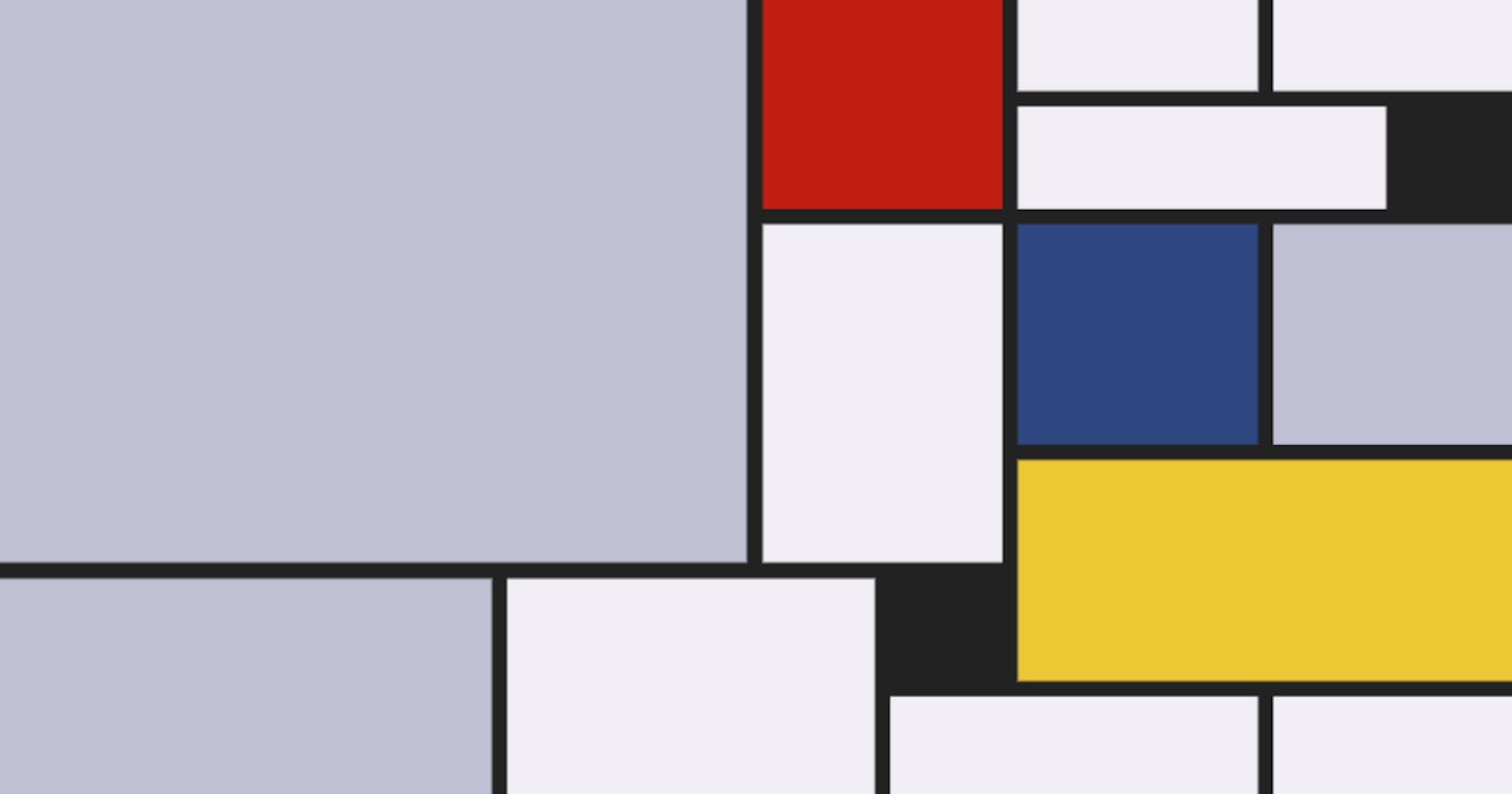 A Generative Mondrian with CSS Grid