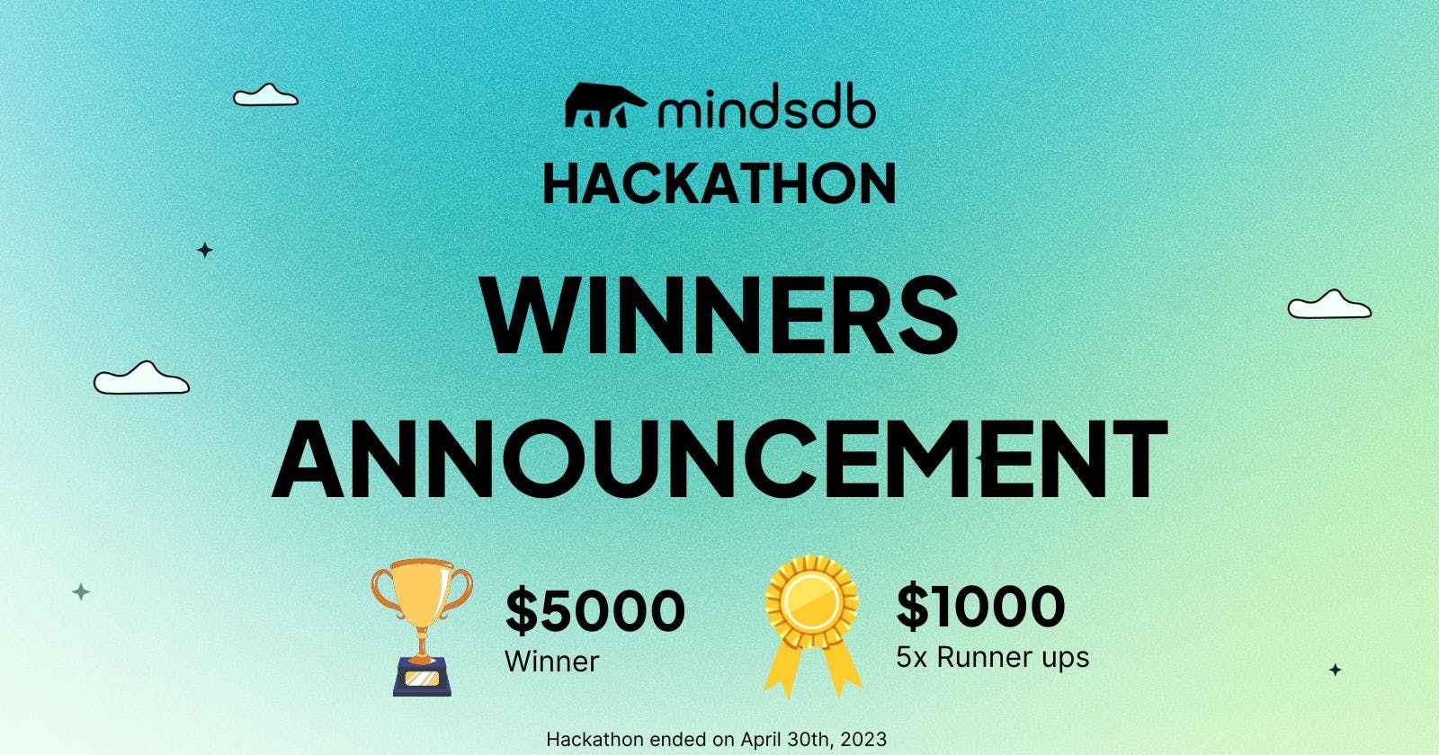 ⚒️ MindsDB x Hashnode Hackathon Winners