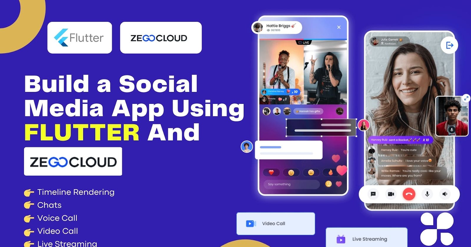 Audio Call App in Flutter in 5 Mins - Using ZegoCloud