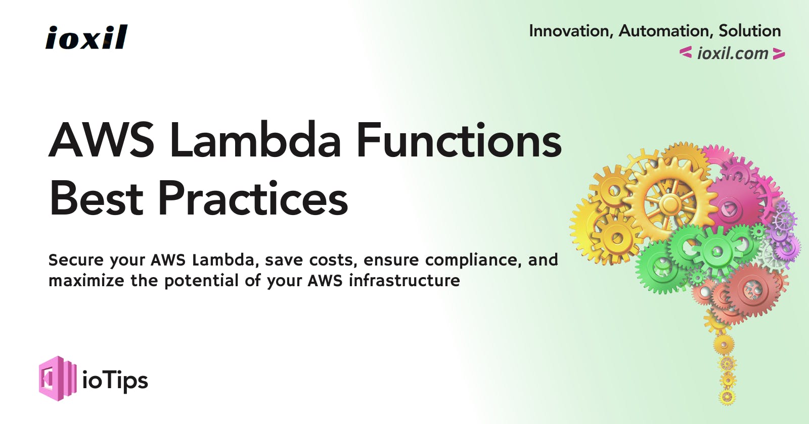 ioTips: AWS Lambda Best Practices & Tips - Top 50 Recommendations for Optimal Performance, Security, and Cost Optimization - Part-1