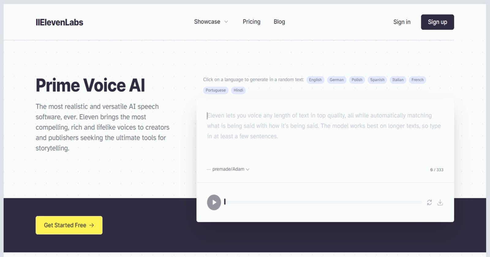 ElevenLabs : Elevate Your Content with Realistic and Versatile AI Speech