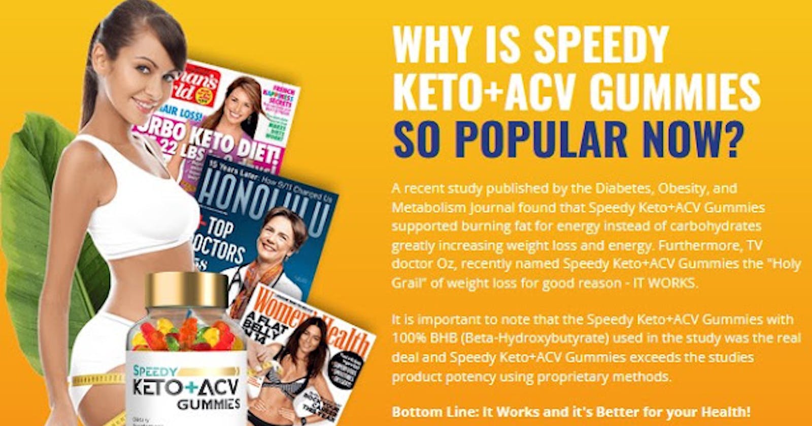 Energize Your Journey: Speedy Keto + ACV Gummies for Enhanced Vitality
