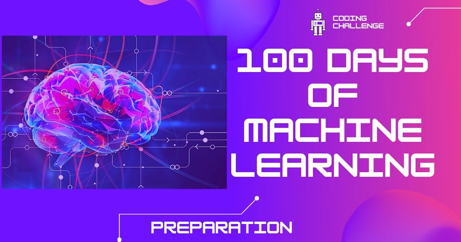 100 days of Machine learning