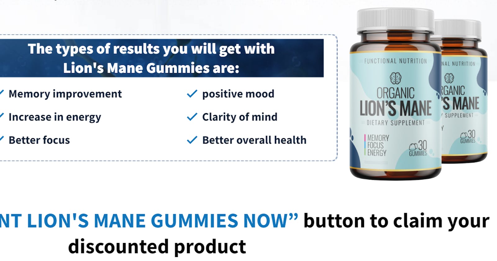 Functional Nutrition Organic Lion's Mane Ca – One Solution For Increasing Brain Power!