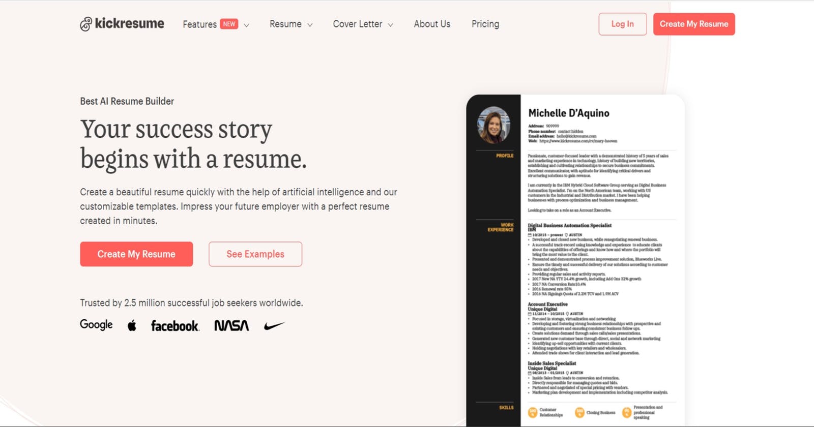 Create an Impressive Resume with Kickresume: The Best AI Resume Builder