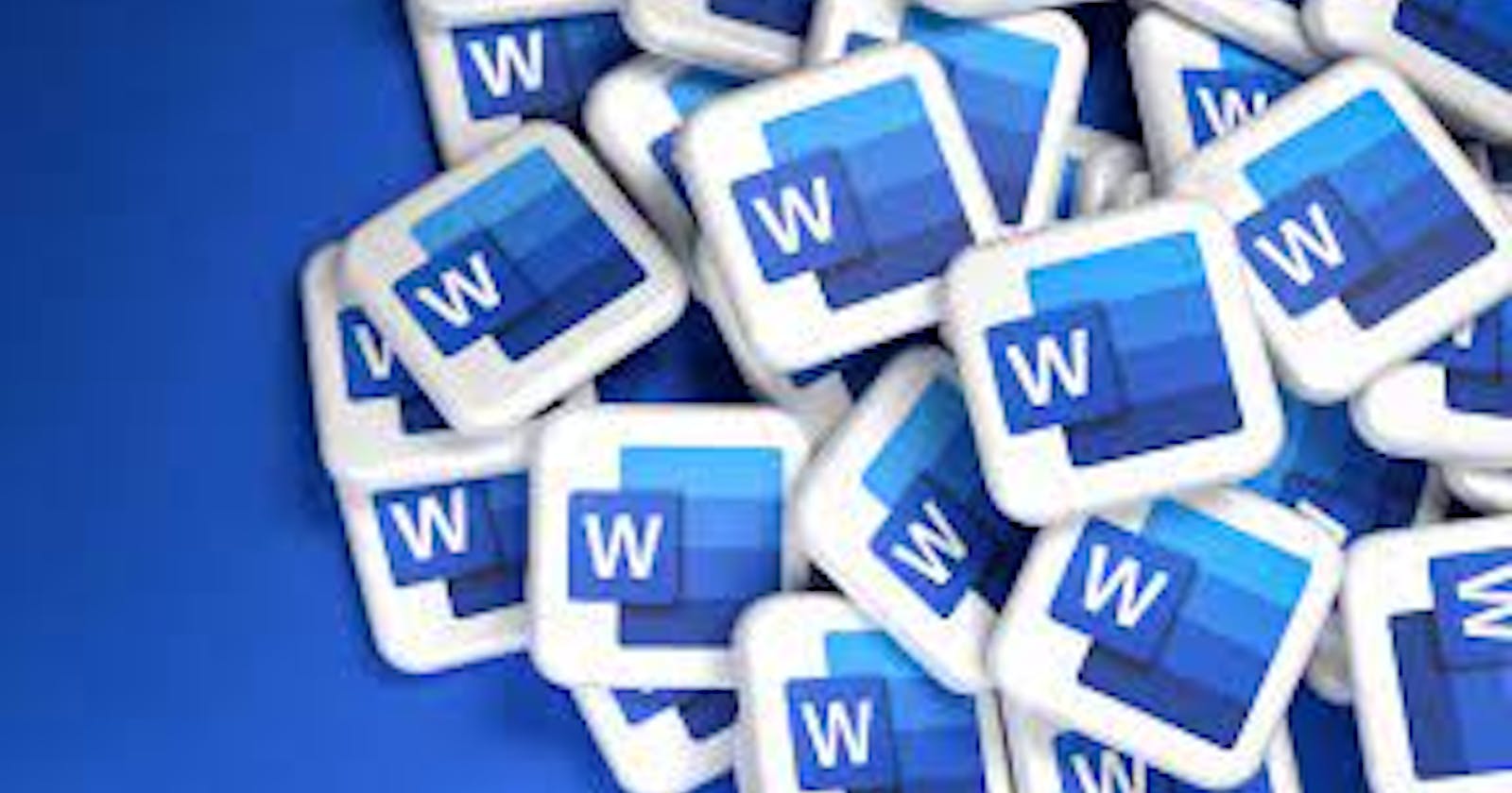 Getting Started with Word