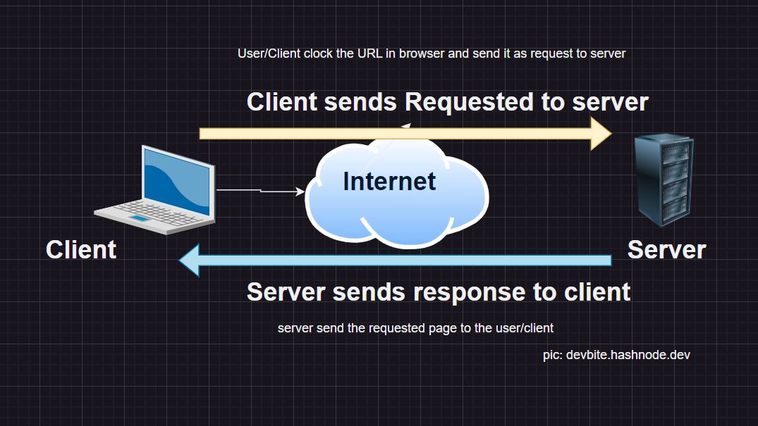 How does a URL work when it is typed in a browser?
