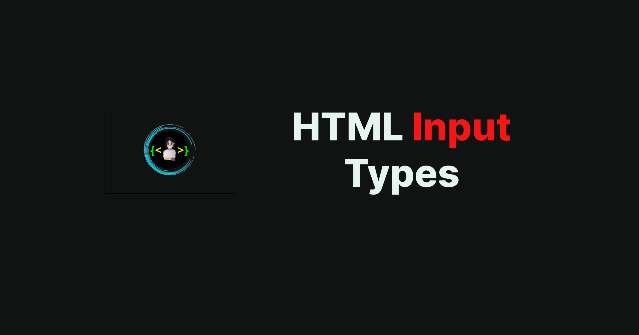 |An Overview of HTML Input Elements|