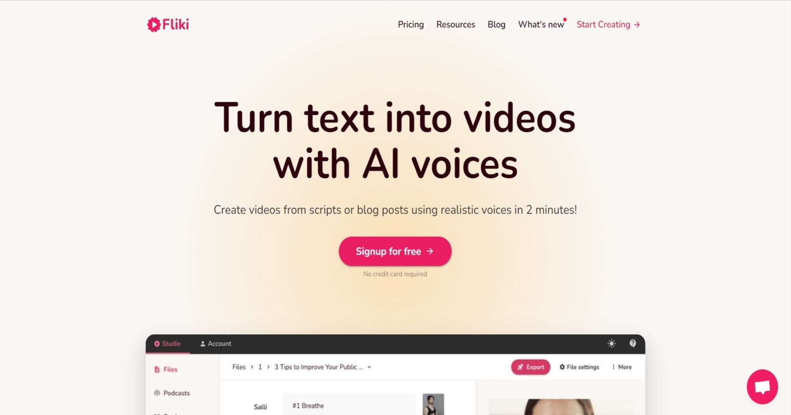 Introducing Fliki: Transforming Text into Videos with AI Voices